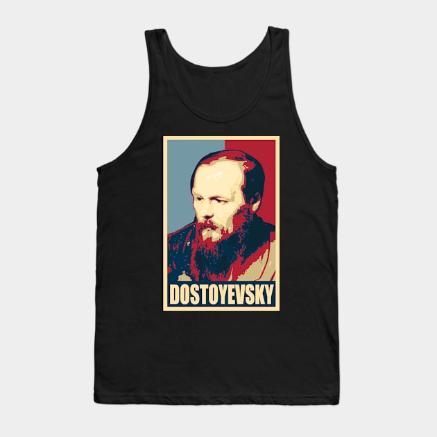 Fyodor Dostoyevsjy Tank Top by Nerd_art